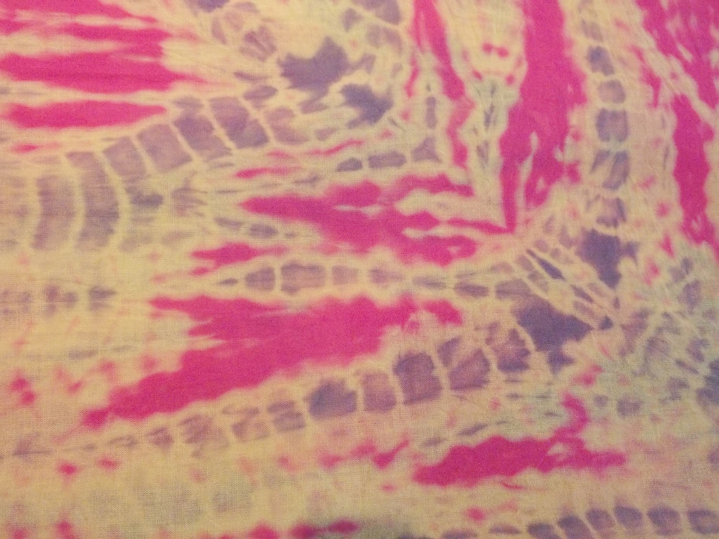 Shibori Sarong - Pink & Purple - An Indian Summer